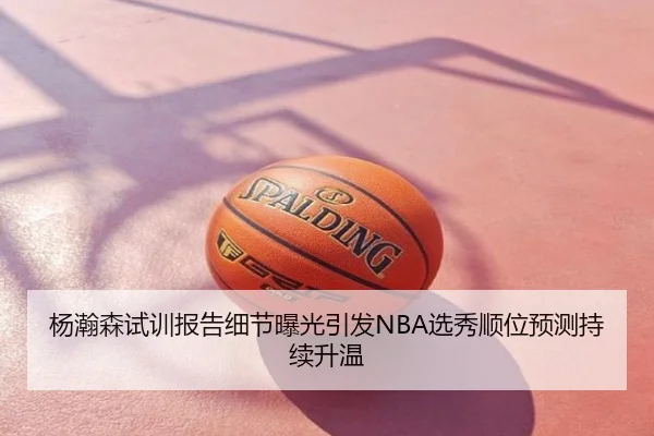 杨瀚森试训报告细节曝光引发NBA选秀顺位预测持续升温
